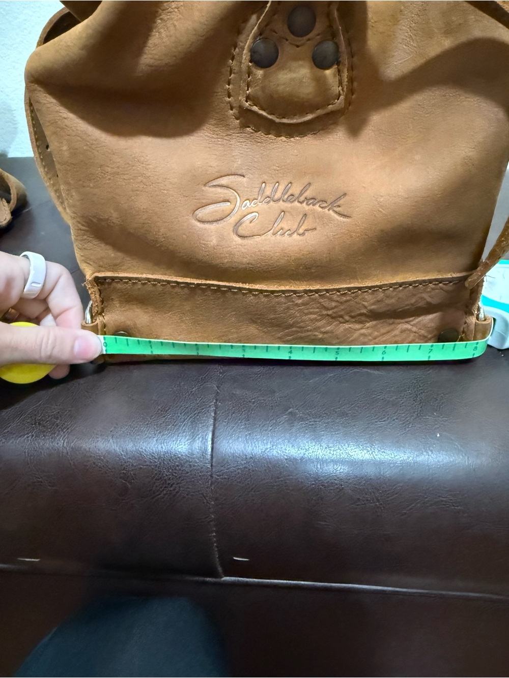 NWOT Discontinued Saddleback Leather Co. Large 14in. Overnight Bag Set - Picture 9 of 9